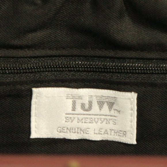 TJW by Mervyn's Genuine Leather Vintage Gold Chain Purse - Picture 6 of 13